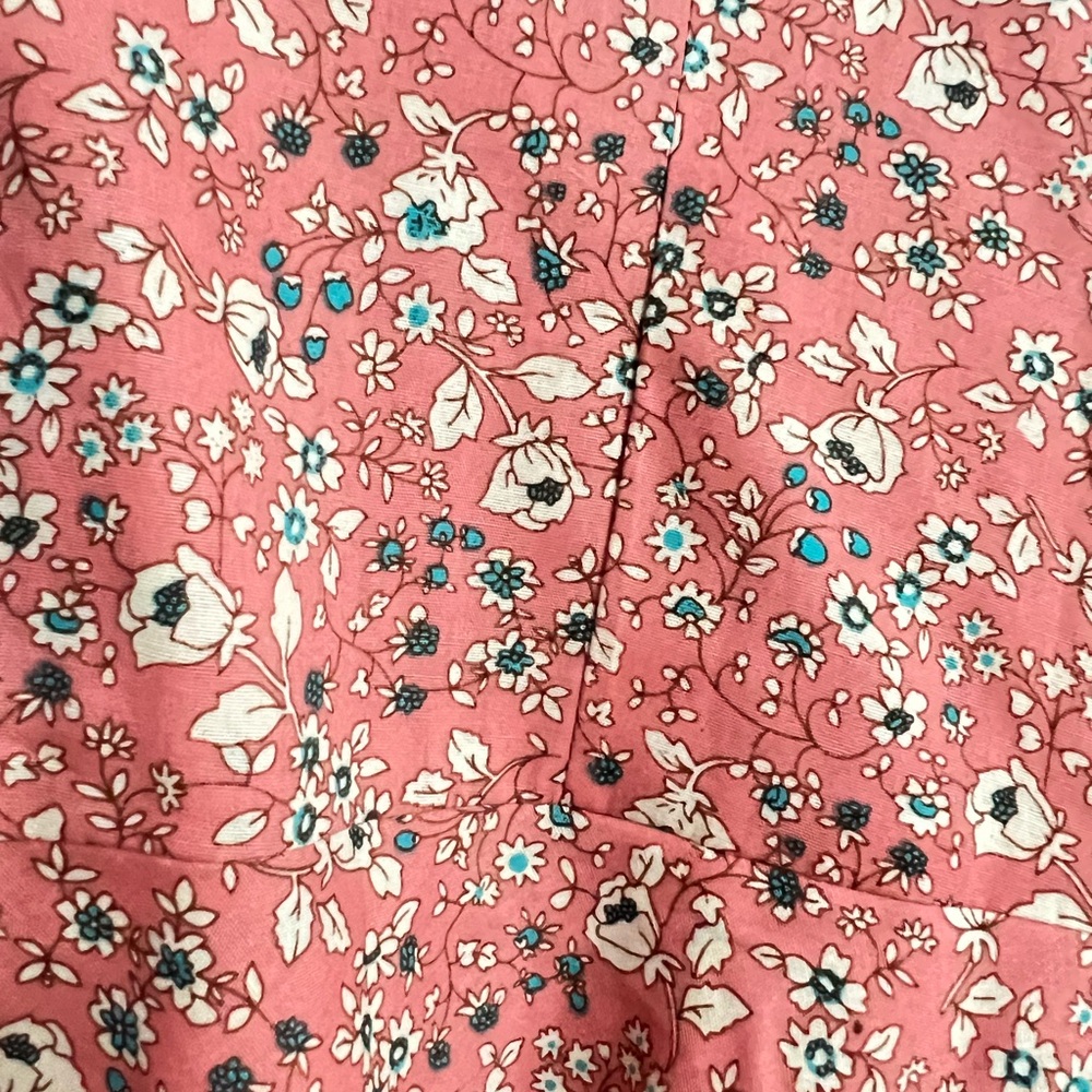 Elegant Pink Floral Women's Casual Dress - Picture 2 of 3